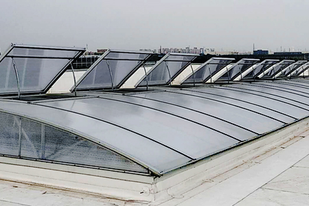 側(cè)開(kāi)型電動(dòng)采光排煙天窗