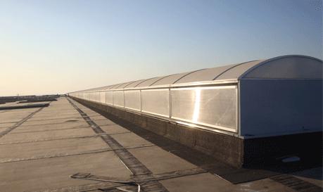 圓拱型電動采光排煙天窗